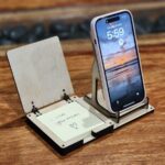 Soporte para teléfono y notas adhesivas - Regalo del Día de la Madre, archivo SVG para corte láser