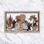 Arte de Pared Mandala Floral Multicapa para Corte Láser - Archivo SVG DXF para Glowforge - Imagen 4