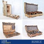 Lote Grande de DnD: Juego de Anillos de Estado y Dados - Archivos Digitales para Corte Láser SVG, AI