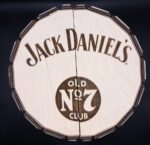 Caja de barril Jack Daniels 3mm para corte láser - archivos Lightburn, AI, DXF y SVG - Imagen 6
