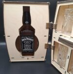Caja de barril Jack Daniels 3mm para corte láser - archivos Lightburn, AI, DXF y SVG - Imagen 3