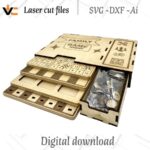 Archivos de Corte Láser: Serpientes, Ajedrez, Damas y Juegos en SVG, AI y DXF