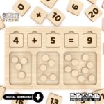 Juguete de Matemáticas Montessori Digital - Rompecabezas de Suma y Números para Niños