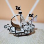 Barco anime Going Merry One Piece para corte láser - Archivos DXF, AI, PDF y más - Imagen 3