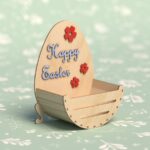 Bandeja de Pascua para Corte Láser - Archivos SVG, DXF y PDF - Decoración y Regalos de Pascua