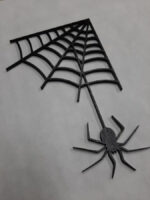 Tela de araña Halloween SVG para Corte Láser - Archivo Digital de Decoración Festiva - Imagen 4