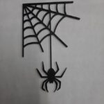 Tela de araña Halloween SVG para Corte Láser - Archivo Digital de Decoración Festiva