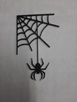 Tela de araña Halloween SVG para Corte Láser - Archivo Digital de Decoración Festiva