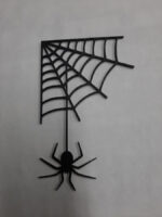 Tela de araña Halloween SVG para Corte Láser - Archivo Digital de Decoración Festiva - Imagen 2