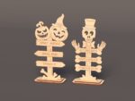 Figuras de Halloween para Corte Láser: Archivos DXF y SVG para Decoraciones de Fiesta - Imagen 2