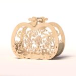 Cesta de Calabaza de Madera para Acción de Gracias - Archivo SVG DXF Cortado con Láser y CNC