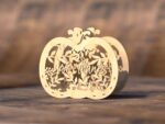 Cesta de Calabaza de Madera para Acción de Gracias - Archivo SVG DXF Cortado con Láser y CNC - Imagen 2