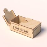 Caja de Madera Personalizada - Archivos SVG y DXF para Corte Láser y DIY