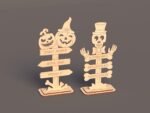 Figuras de Halloween para Corte Láser: Archivos DXF y SVG para Decoraciones de Fiesta - Imagen 3