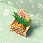 Bandeja de Pascua SVG y DXF - Diseño de archivo láser para cesta y caja de celebración