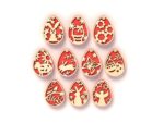 Huevos de Pascua SVG y DXF para Corte Láser - Decoración de Madera para Pascua