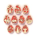Huevos de Pascua SVG y DXF para Corte Láser - Decoración de Madera para Pascua