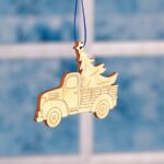 Plantillas de Corte Láser para Decoración Navideña: Diseños de Año Nuevo y Juguetes para Árbol