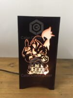 Diseño de lámpara de escritorio Star Wars para corte láser DXF - Patrón Stormtrooper y Darth Vader - Imagen 8