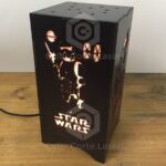 Diseño de lámpara de escritorio Star Wars para corte láser DXF - Patrón Stormtrooper y Darth Vader - Imagen 6