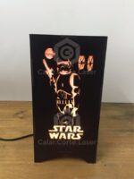 Diseño de lámpara de escritorio Star Wars para corte láser DXF - Patrón Stormtrooper y Darth Vader - Imagen 7