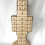 Calendario de Adviento Cascanueces SVG - Plantilla Digital para Decoración Creativa