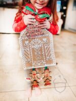 Patrón SVG Casa de Jengibre Personalizable para Corte Láser - Decoración Navideña DIY - Imagen 5