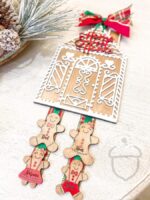 Patrón SVG Casa de Jengibre Personalizable para Corte Láser - Decoración Navideña DIY - Imagen 2