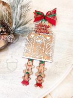 Patrón SVG Casa de Jengibre Personalizable para Corte Láser - Decoración Navideña DIY - Imagen 4