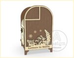 Cartas a Santa - Archivo SVG para Corte láser y Glowforge, Buzón de Navidad Decorativo - Imagen 2
