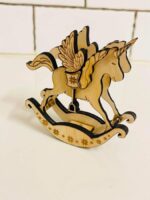 Paquete SVG de Adornos Navideños 3D: Unicornio y Pegaso para Corte Láser Glowforge - Imagen 8