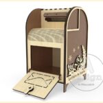 Cartas a Santa - Archivo SVG para Corte láser y Glowforge, Buzón de Navidad Decorativo