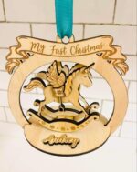 Paquete SVG de Adornos Navideños 3D: Unicornio y Pegaso para Corte Láser Glowforge - Imagen 6