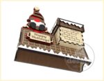Caja de Regalo Navidad - Archivo SVG para Corte Láser en Glowforge - Tarjeta Rompecabezas 3D - Imagen 8