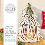 Portavotivas de la Natividad SVG para Corte Láser - Archivo Digital para Decoración Navideña