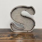 Bancos de Letras 20 cm para Corte Láser - Set de 26 Letras + Regalo | Archivos Digitales CDR, DXF, AI, SVG, PDF - Imagen 4