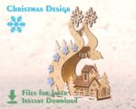 Archivos de Corte Láser de Navidad - Diseño Digital para Decoraciones Festivas y CNC