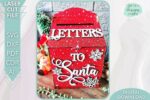 Buzón de Santa SVG para cortadora láser, archivo digital navideño para Glowforge, uso comercial - Imagen 3