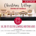 Paquete Completo de Archivos de Corte Laser para Decoración Navideña - SVG DXF EPS Licencia Comercial Ilimitada - Imagen 2