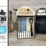 Calendario Shadowbox Intercambiable en SVG para Corte Láser - Decoración Rústica Moderna