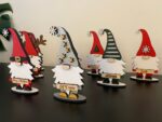 Juego de 9 Gnomos Navideños Personalizados para Corte Láser - Archivo SVG para Decoración - Imagen 2