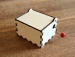 Caja de Música DIY - Archivos Corte Láser SVG DXF Lightburn - Estuche Manivela 3 mm - Imagen 6