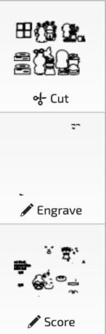 Mini Señal Navideña Intercambiable SVG para Glowforge - Santa, Rudolph, Elfo, Cuenta Regresiva - Imagen 2