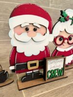 Mini Señal Navideña Intercambiable SVG para Glowforge - Santa, Rudolph, Elfo, Cuenta Regresiva - Imagen 8