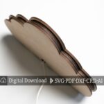 Lámpara de noche de madera SVG y PDF: Patrón encantador para niños, corte láser fácil y creativo - Imagen 4