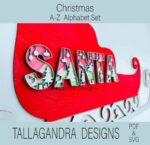 Alfabeto de Navidad en SVG - 26 Letras para Decoración y Manualidades Creativas - Imagen 2