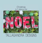 Alfabeto de Navidad en SVG - 26 Letras para Decoración y Manualidades Creativas