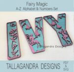 Letras y Números Mágicos SVG para Corte Láser - Alfabeto Completo A-Z y 0-9 - Imagen 2