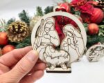 Adornos de Natividad para Corte Láser - 6 Estilos en SVG, DXF y LBRN2 para Regalos Creativos - Imagen 4