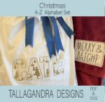 Alfabeto de Navidad en SVG - 26 Letras para Decoración y Manualidades Creativas - Imagen 3